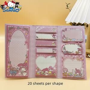 #6058  Hello Kitty & Friends - My Melody  180 Piece Sticky Note Book